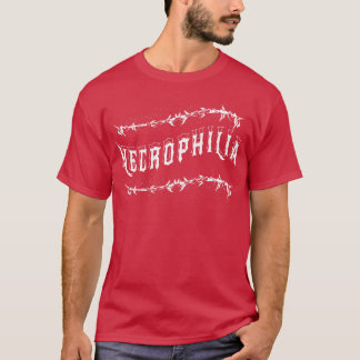 Camiseta Necrofilia Tipografía