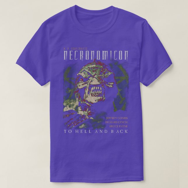 Camiseta Necronomicón1 (Diseño del anverso)