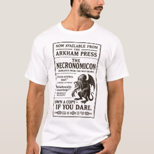 Camiseta Necronomicon - Ahora disponible en Arkham Press