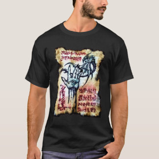 Camiseta Necronomicon - mano de la muerte