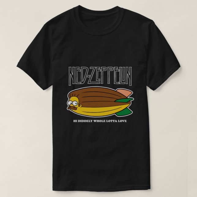 Camiseta Ned Zeppelin Led Flanders Active T-Shirt (Diseño del anverso)