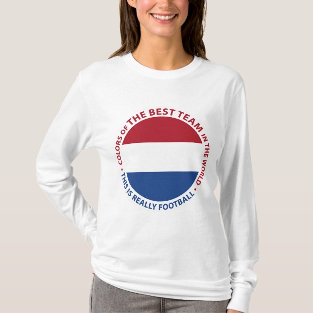 Camiseta Nederland Netherlands Art Shield (Anverso)