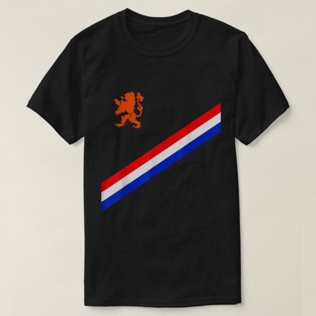 Camiseta Nederland Países Bajos Holanda Holland Soccer Jers (Diseño del anverso)