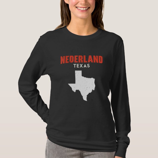 Camiseta Nederland Texas USA State America Travel Texas (Anverso)