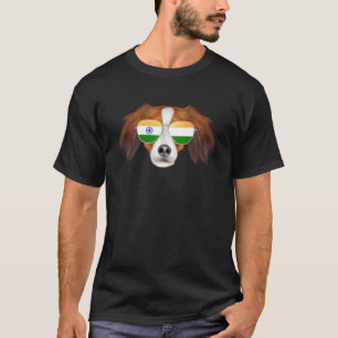 Camiseta Nederlandse de la bandera de la India Kooikerhondj