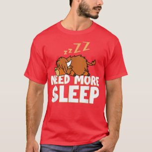 Camiseta Need More Sleep Cow Farmer Cattle Breeder Farm Dai