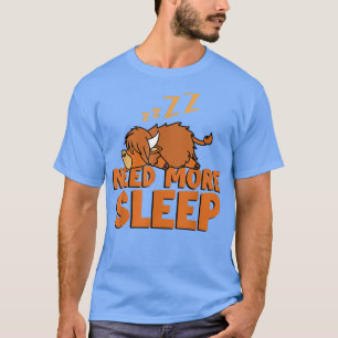 Camiseta Need More Sleep Cow Farmer Cattle Breeder Farm Dai
