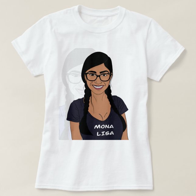 Camiseta Needed Gifts Mia Khalifa Hockey Graphic For Fans (Diseño del anverso)