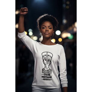 Camiseta Nefertiti, la histórica y fuerte reina del Antiguo