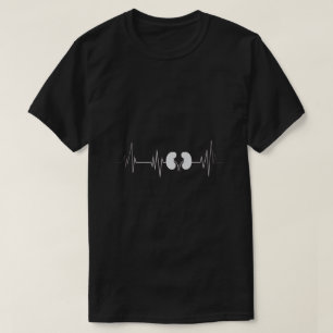 Camiseta Nefrología Diálisis Enfermera Corazón Riñón