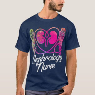 Camiseta Nefrología Enfermera Ala Riñones Diálisis Enfermer