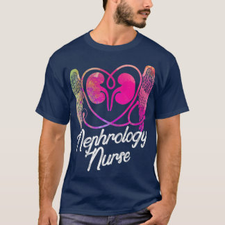 Camiseta Nefrología Enfermera Ala Riñones Diálisis Enfermer