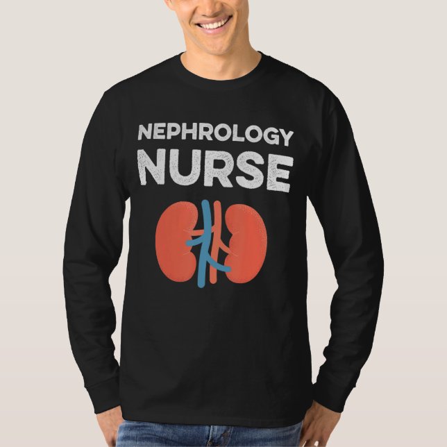 Camiseta Nefrología Enfermera Diálisis medicinal Enfermería (Anverso)