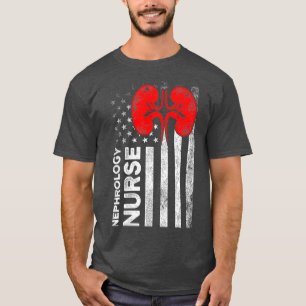 Camiseta Nefrología Enfermera Dot Diálisis renal Enfermería