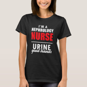 Camiseta Nefrología Enfermera Manos Diálisis Enfermería RN 