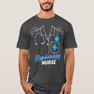Camiseta Nefrología Enfermera Navidades de Fisiología Diáli