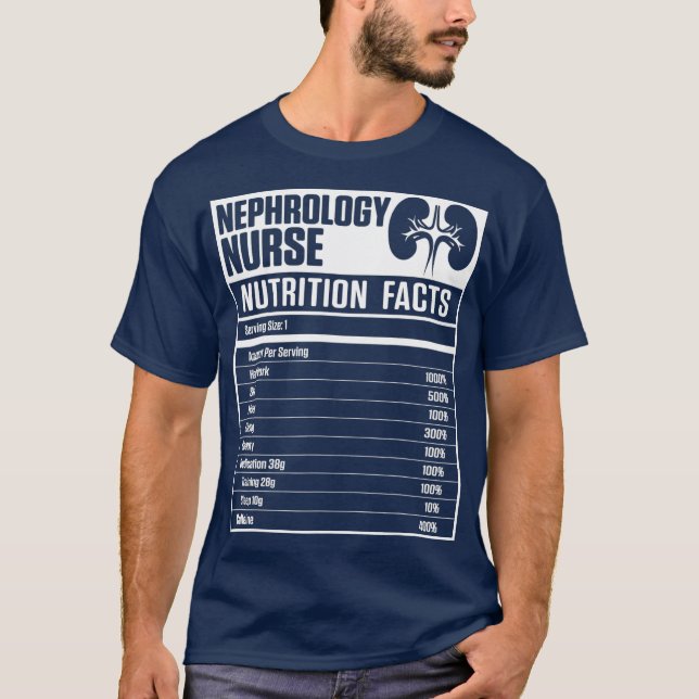Camiseta Nefrología Enfermera Nutrición Diálisis Enfermería (Anverso)