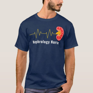 Camiseta Nefrología Enfermera Regalo RN Ridney Heartbeat