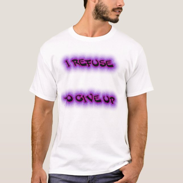 Camiseta Negarse a ceder (Anverso)