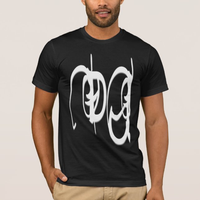 Camiseta Negativa de DJ, GN del estilo (Anverso)