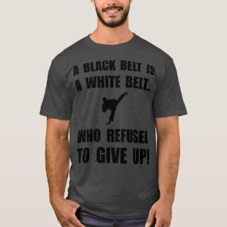 Camiseta Negativa del cinturón negro