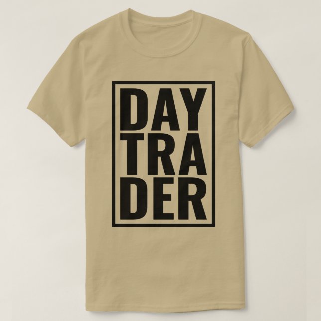Camiseta Negociación de valores de Daytrader (Diseño del anverso)