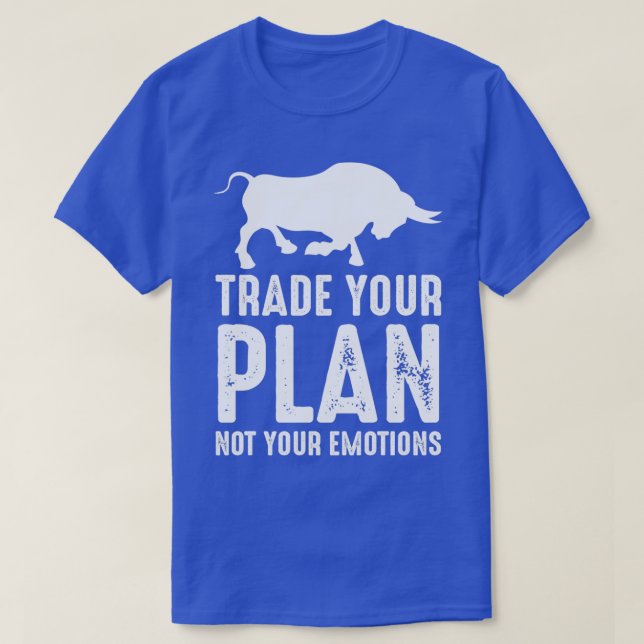 Camiseta Negociar su plan de inversión en el mercado de val (Diseño del anverso)