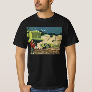 Camiseta Negocio Antiguo, Sitio de Construcción con Topógra