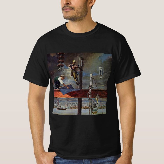 Camiseta Negocio, arquitectos y construcción de época (Anverso)