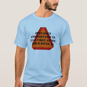 Camiseta Negocio de construcción de movimiento lento de la