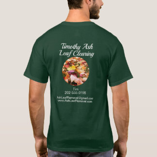 Camiseta Negocio de eliminación de limpieza de hojas