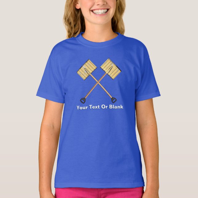 Camiseta Negocio de la pala de nieve (Anverso)