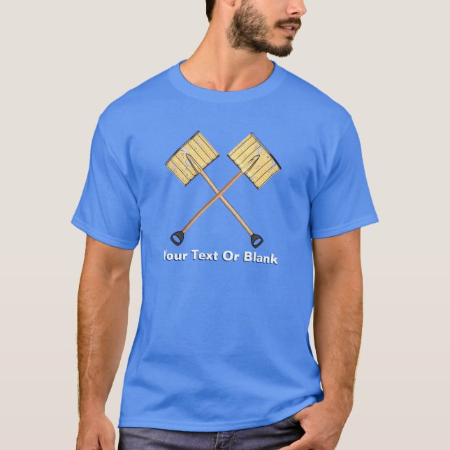Camiseta Negocio de la pala de nieve (Anverso)