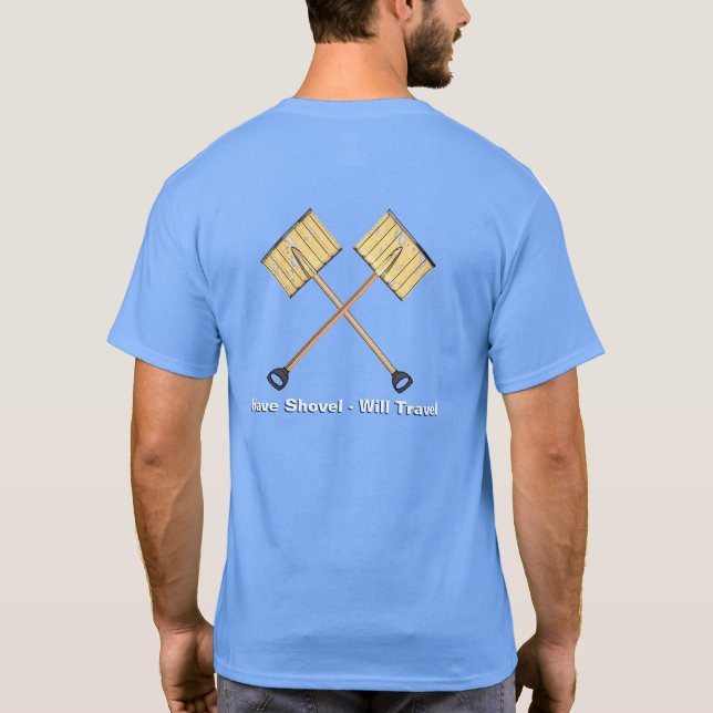 Camiseta Negocio de la pala de nieve (Reverso)