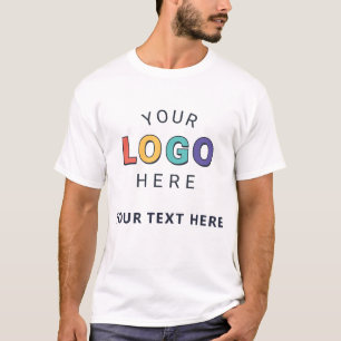Camiseta Negocio de Logo Personalizado
