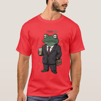 Camiseta Negocio Divertido CEO Rana