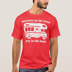 Camiseta Negocio En El Fiesta Delantero En El RV G Funny De