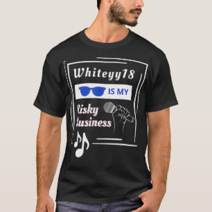 CAMISETA NEGOCIOS EN RIESGO DE WHITEY18, BLANCO DE EQUIPO,