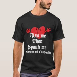 Camiseta negra alemana traviesa