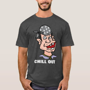 Camiseta negra básica de Chill-Men