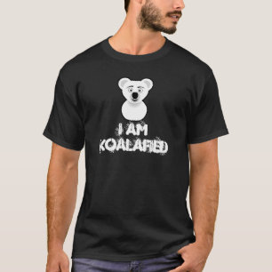 Camiseta negra básica de los hombres de Koalafied