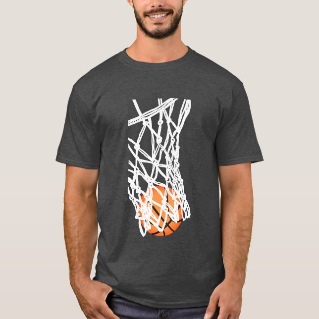 Camiseta negra básica para hombres (Anverso)
