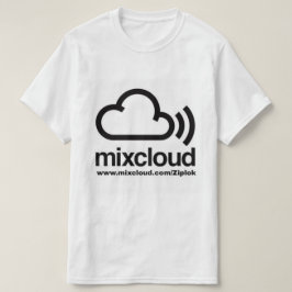 Camiseta negra/blanca de Ziplok - de Mixcloud