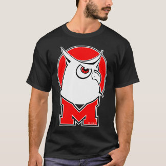 Camiseta negra, búho #1