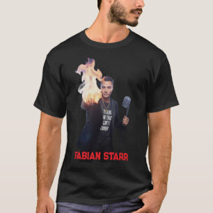 Camiseta negra Burning in Your Touch - Fabian Star