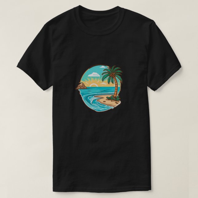 Camiseta negra clásica (Diseño del anverso)