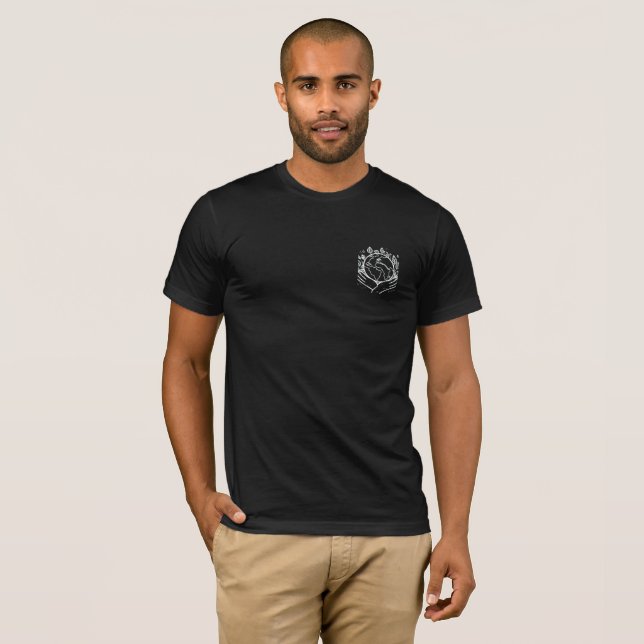 Camiseta negra clásica (Anverso completo)
