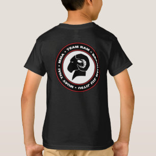 Camiseta negra clásica de Hanes RAM de los niños