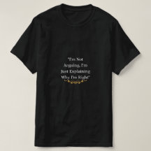 Camiseta negra con cita divertida y sarcástica