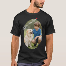 Camiseta negra con foto personalizada de Papá Per